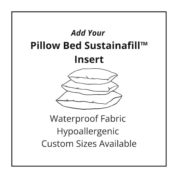Eco Friendly Pet Bed Insert, Dog Bed Insert Made From Recycled Materials, Hypoallergenic Pet Bed Insert, Sustainable Replacement Bed Insert