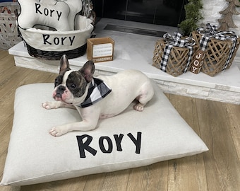 Tan Dog Bed Cover, Neutral Pet Bed Cover, Modern Dog Duvet , Farmhouse Chic Pet Bed, Light Brown Pet Bedding, Personalized Pet bed Cover