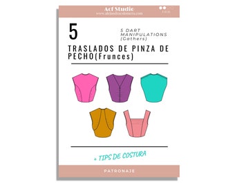 Musterherstellung Ebook: 5 Transformationen mit Übertragung von Abnähern (Girdles)