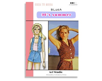 CREA TU MODA: Blusa 90's summer