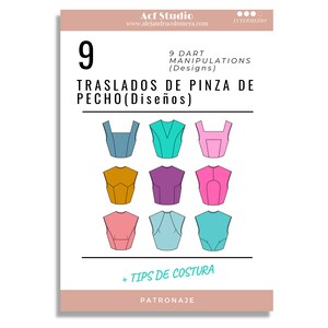 Pattern making Ebook: 9 Transformations with dart transfer (Designs)