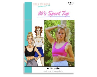 CREA TU MODA: 90’s Sport Top