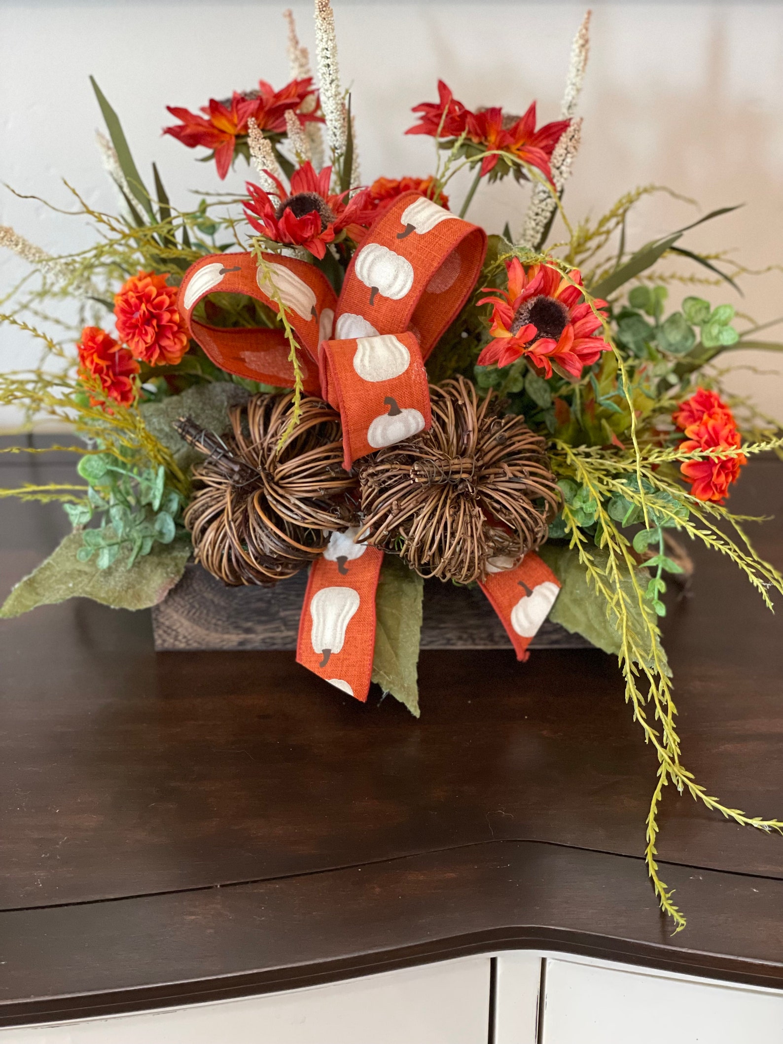 Fall Centerpiece Rustic Fall Centerpiece Farmhouse Fall - Etsy