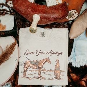 Cowgirl Shirt, Horse Shirt, Western Shirt, Cow Shirt, Graphic Tee Shirt, Comfort Colors Shirt