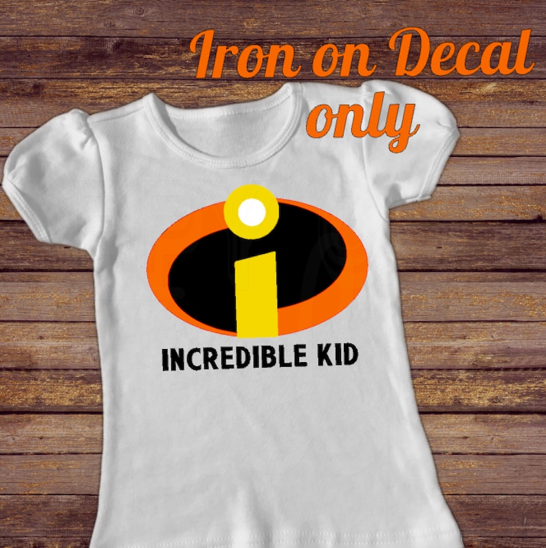 Mr. Incredible Mrs. Incredible Decal / Iron On Vinyl Decal Disney Honeymoon Matching Family Vacation Husband Wife Shirt Mom Dad 4 Shirt 399 image 5