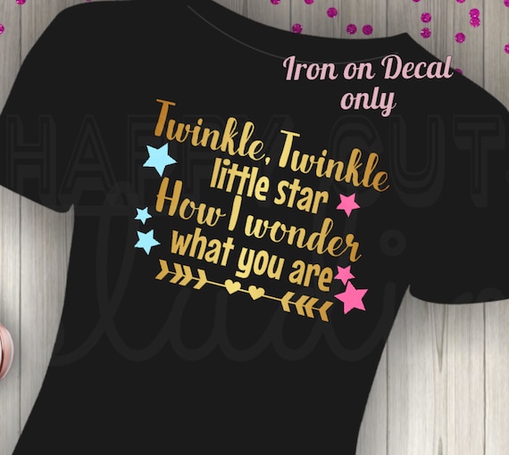 Twinkle Little Star How We Wonder Boy Or Girl T Shirt Twinkle Little Star How We Wonder Boy Or Girl T Shirt