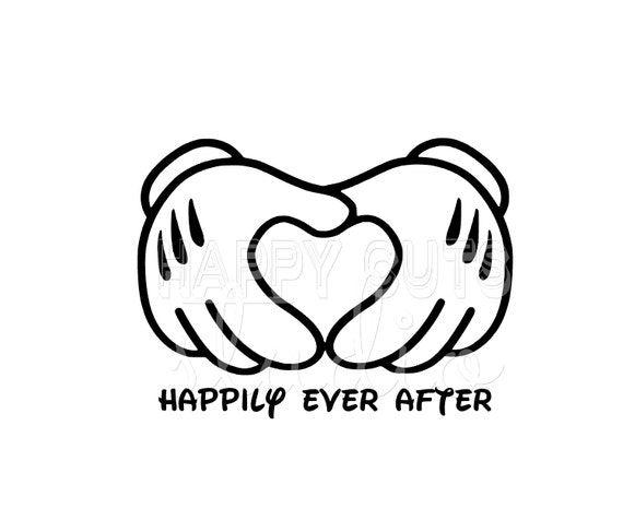 Happily Ever After Disney Wedding Honeymoon Couples Couple Etsy