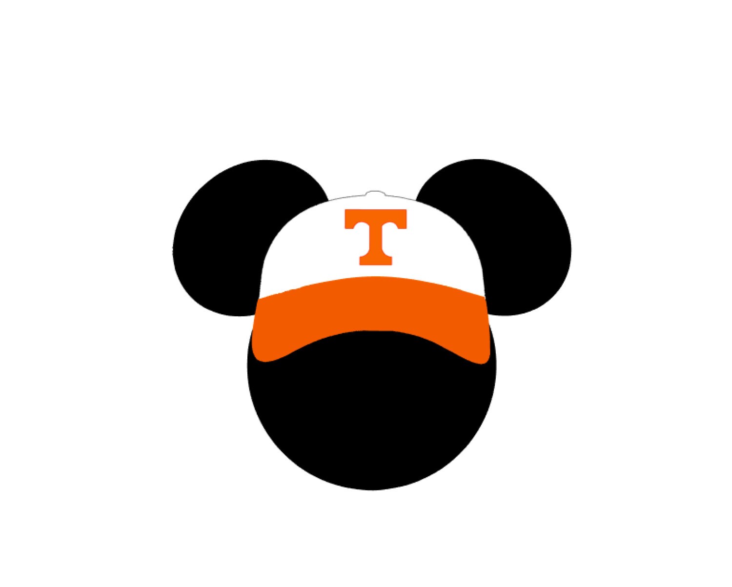 Mickey Mouse With Baseball Hat Team 