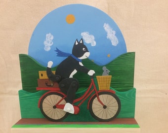 Automaton (mechanical toy) "The Explorer Cat"