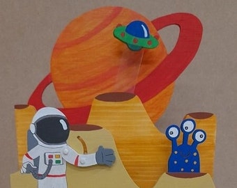 Automaton (mechanical toy) "The Friendly Alien"