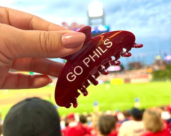 Go Phils Hair Claw Clip ~  Philadelphia Phillies