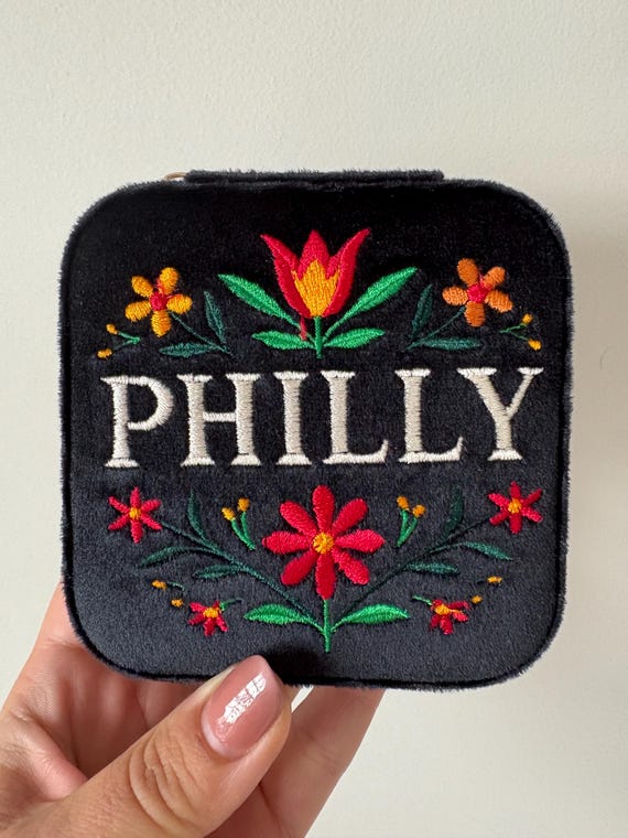 Philly Jewelry Travel Case Box Philadelphia Gift