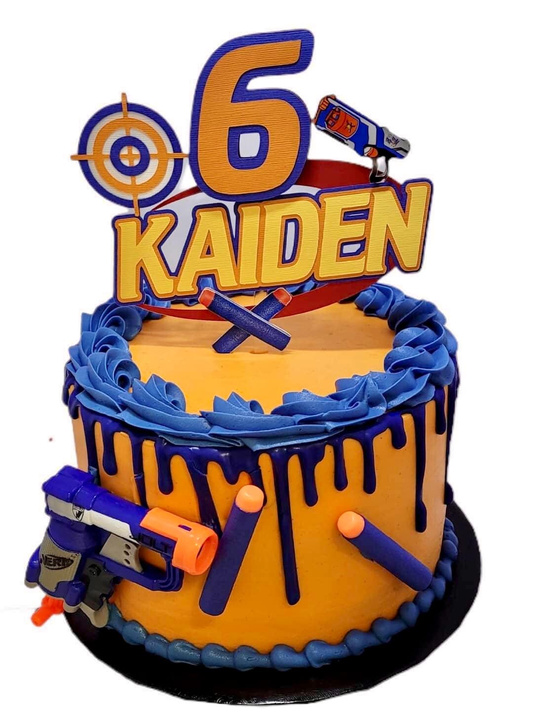 nerf theme cakes