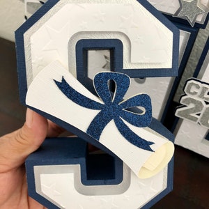 Graduation 3D Letters, Graduation Party Decor, Graduation 6