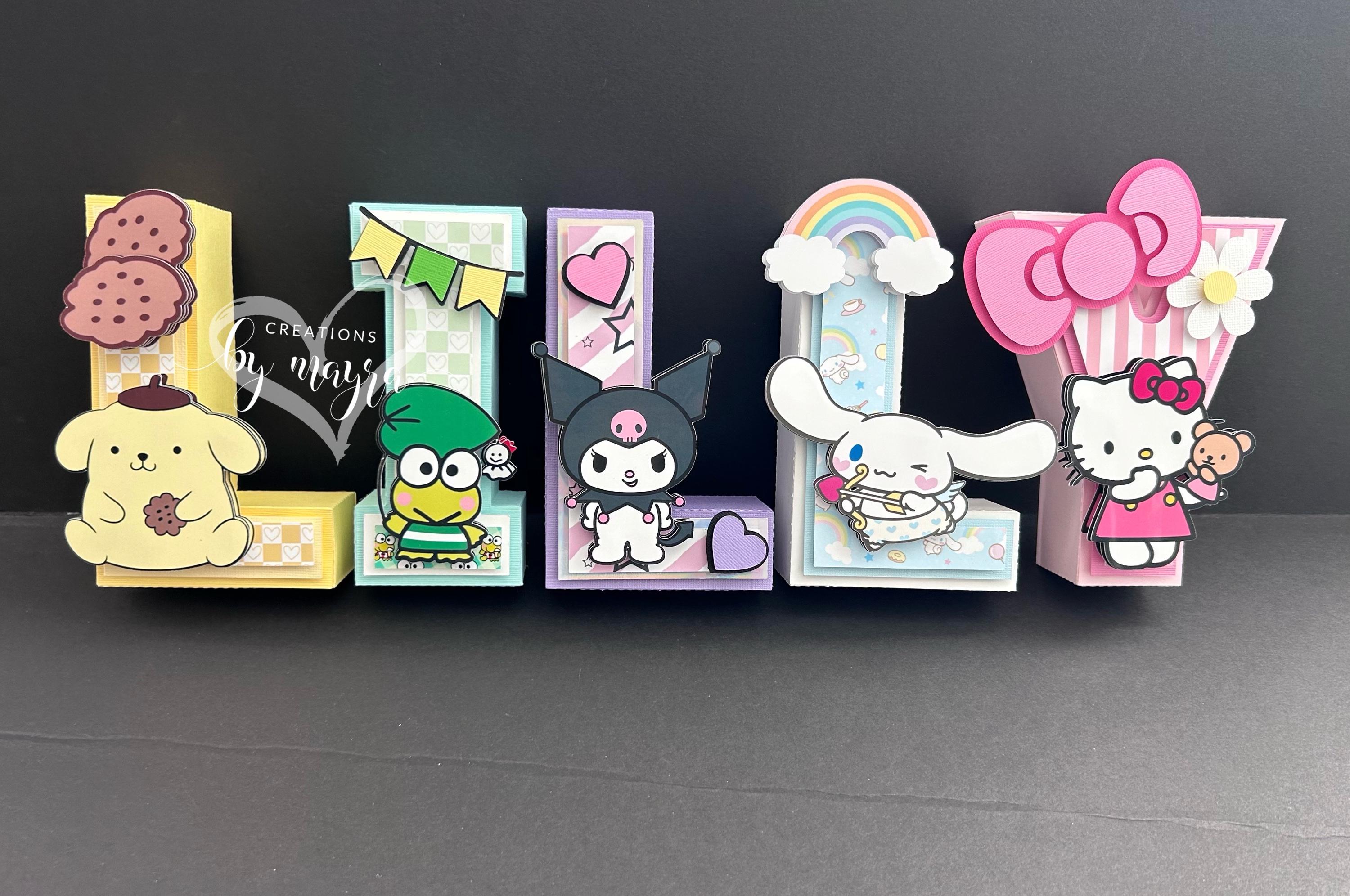 Sanrio Character 3D Letters, Kawaii Room Decor, My Melody Birthday ...