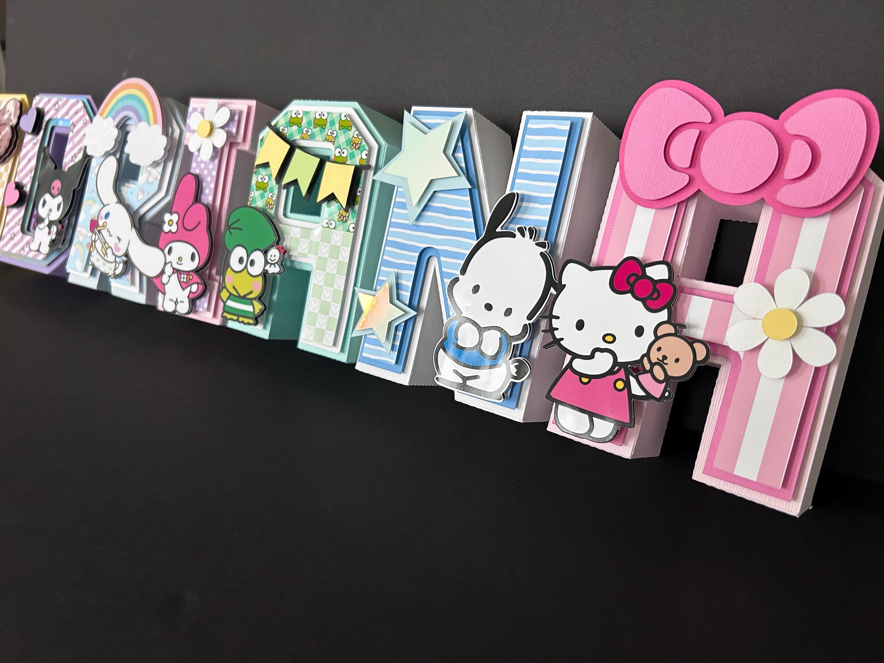 Sanrio Character 3D Letters, Kawaii Room Decor, My Melody Birthday ...