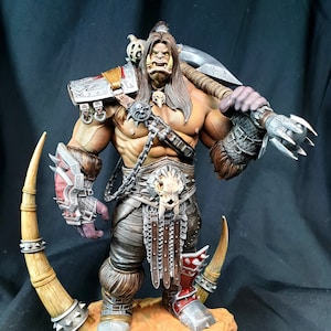 World of Warcraft Grommash Hellscream 15 cm resin