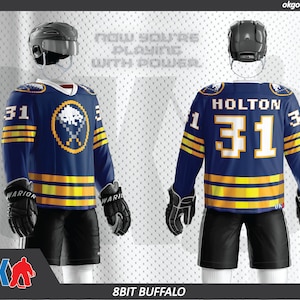 8bit Buffalo Hockey Jersey