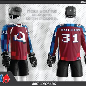 8bit Colorado Hockey Jersey