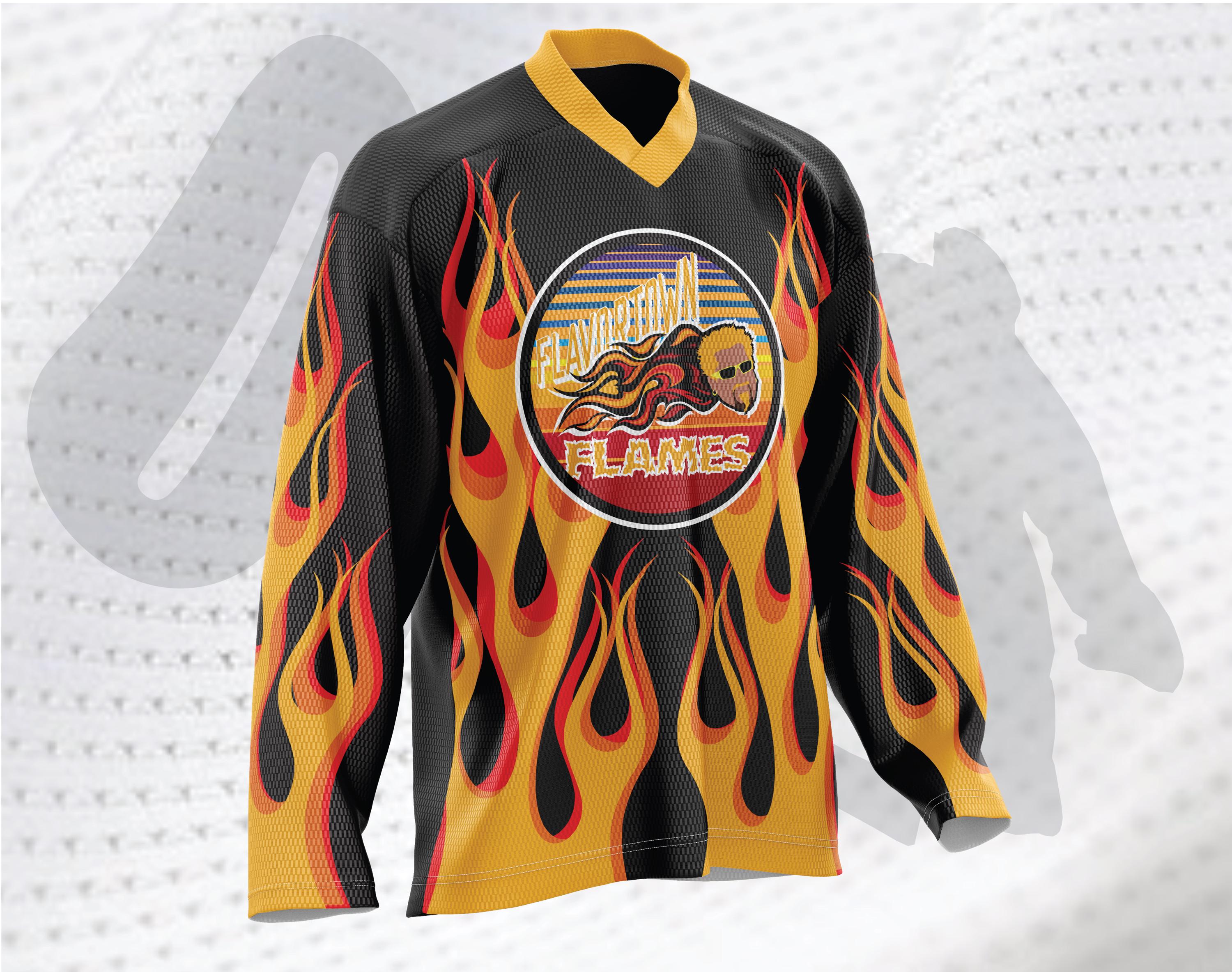 【関税込み】Dime オレンジ Holy Flame Jersey トップス Dime MTL(ダイム)/ HOLY FLAME JERSEY -3.COLOR- | E.S.P.