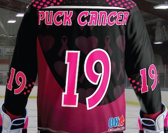 FIRST SEASON Allen Americans Pink Breast Cancer Awareness Ice Hockey Jersey  CHL