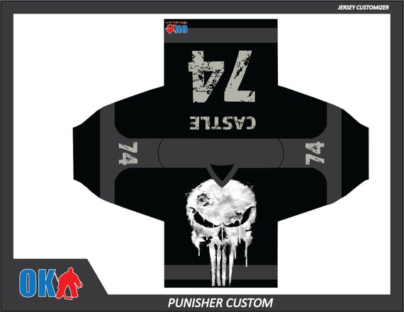 Punisher hockey jersey on sale