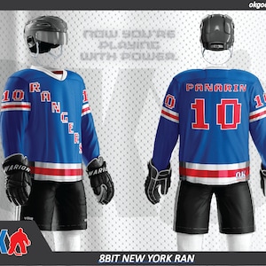 8bit New York Ran Hockey Jersey