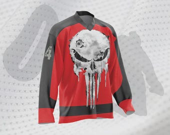 Camiseta de hockey Punish Skull (Colores alternativos)