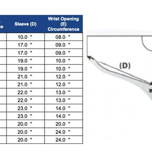May include: A size chart for ice hockey jerseys with measurements in inches for chest, length, armhole, sleeve, and wrist opening circumference. The chart includes sizes for toddler, youth small, youth medium, youth large, youth XL, small, medium, large, XL, 2XL, 3XL, goalie GC60, goalie GC64, and goalie Kalju GC66.