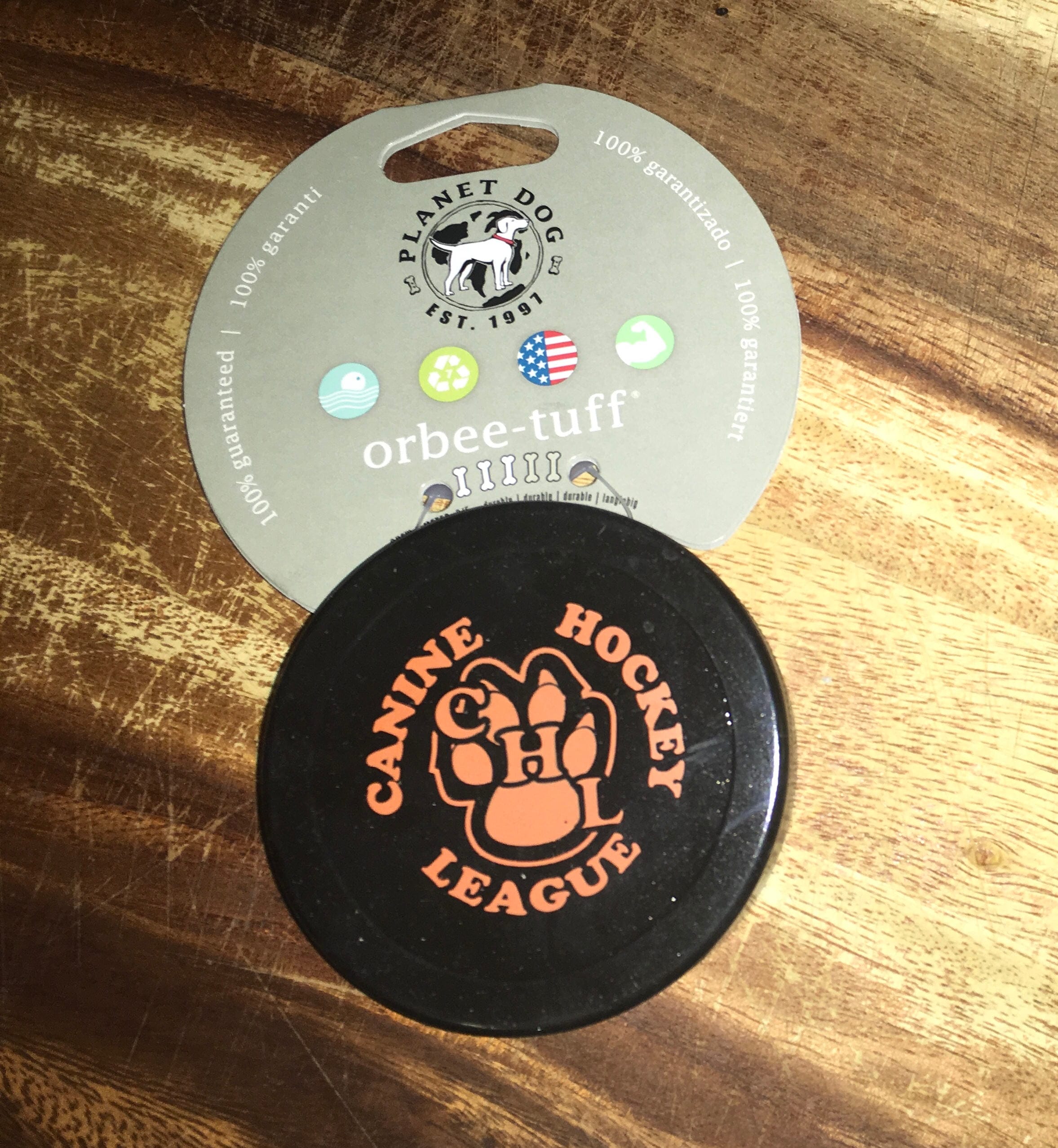 CHL Dog Chew Toy Hockey Puck set of 3 Etsy