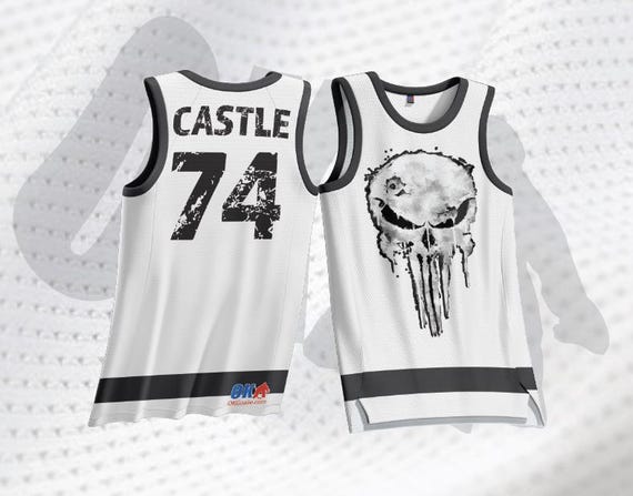 Punish Skull Black Basketball Jersey - Etsy