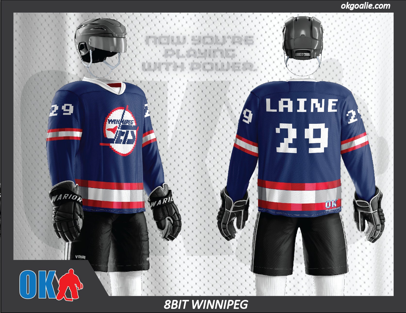 Patrik Laine Winnipeg Jets Autographed Signed Heritage Logo Adidas