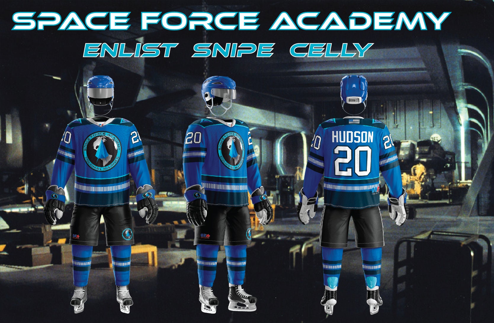 Buy Space Force Academy Hockey Jersey Online in India 