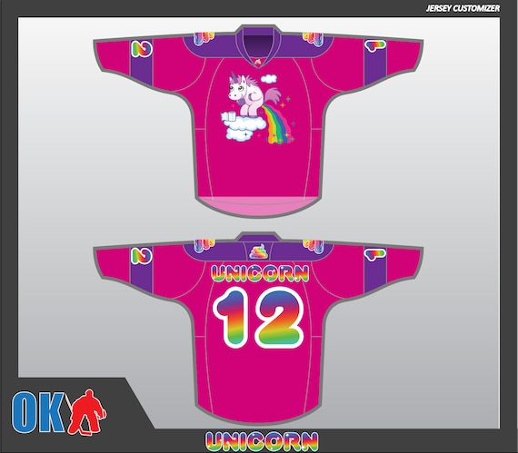 unicorn hockey jersey