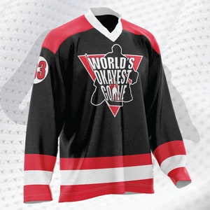 World&#39;s Okayest Goalie Hockey Jerseys