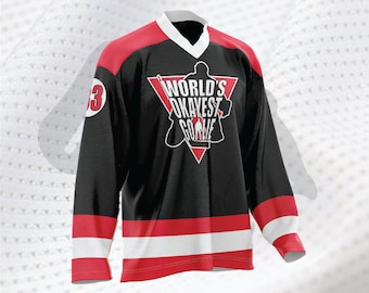 World's Okayest Goalie Hockey Jerseys