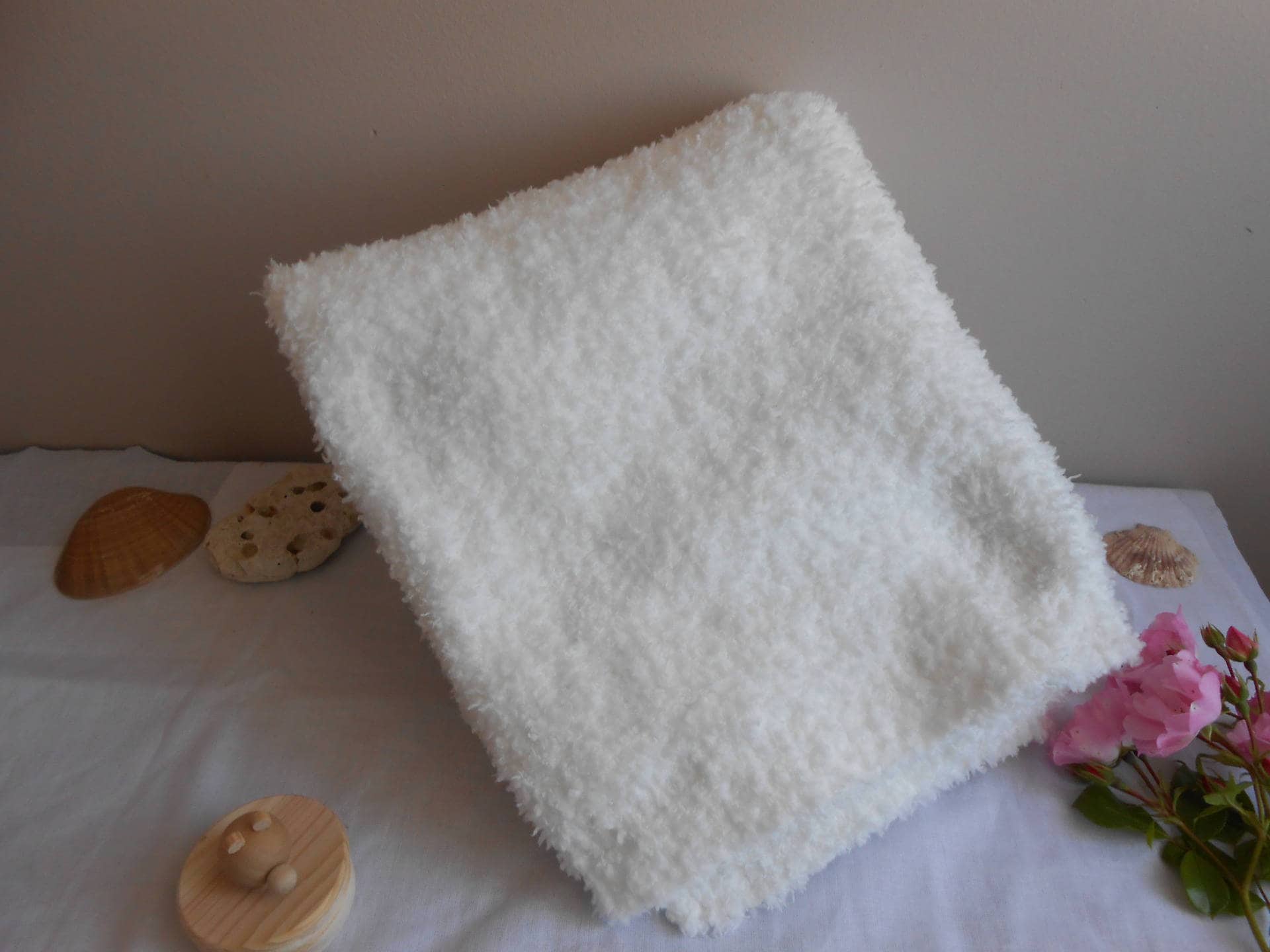 Couverture Bébé Blanche