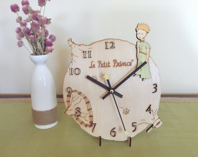 The Little Prince Desk / Wall Clock / Wood clock
