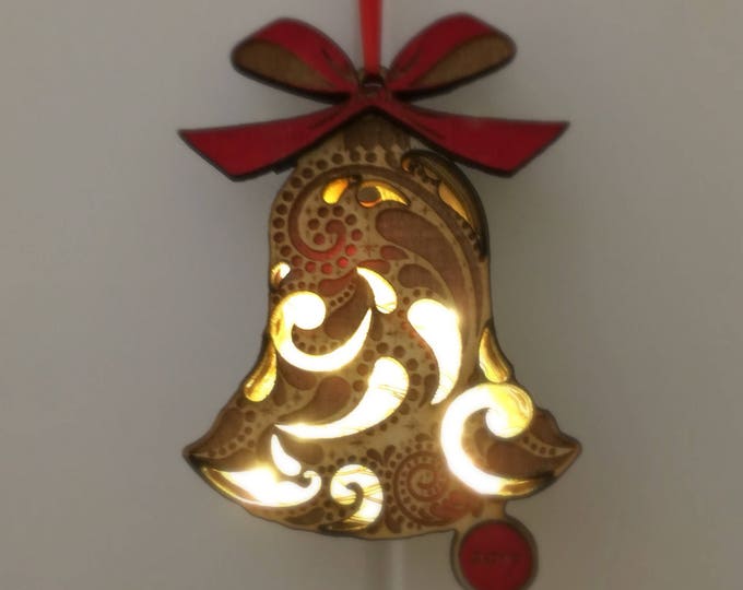 Pre-lit Ornament - Bell