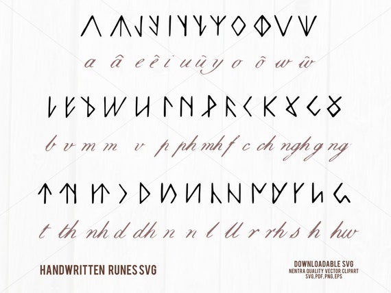 Board Adhesive Sticker Adhesive Alphabet Letter Rune Runic Viking Vinland U