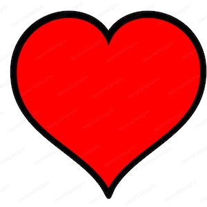Perfekte Herz Form SVG Layereddigital Download SVG, png, jpeg, pdf, dxf, Sofortiger Download, Vektor Clip Art geschnitten Datei