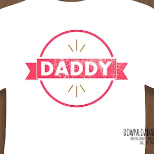 Daddy SVG Monogramm Kreis Vintage rustikal Geschenk PNG pdf Aufbügeln Datei Daddy&#39;s Little Girl Tumblr DDLG Pink Ja Kawaii Print