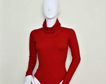 【SCULPTOR】 Overalls Knitted Bodysuit Red SC25S302RD Cadet Jumpsuit | Cherry Bomb | Motorcycle Clothing