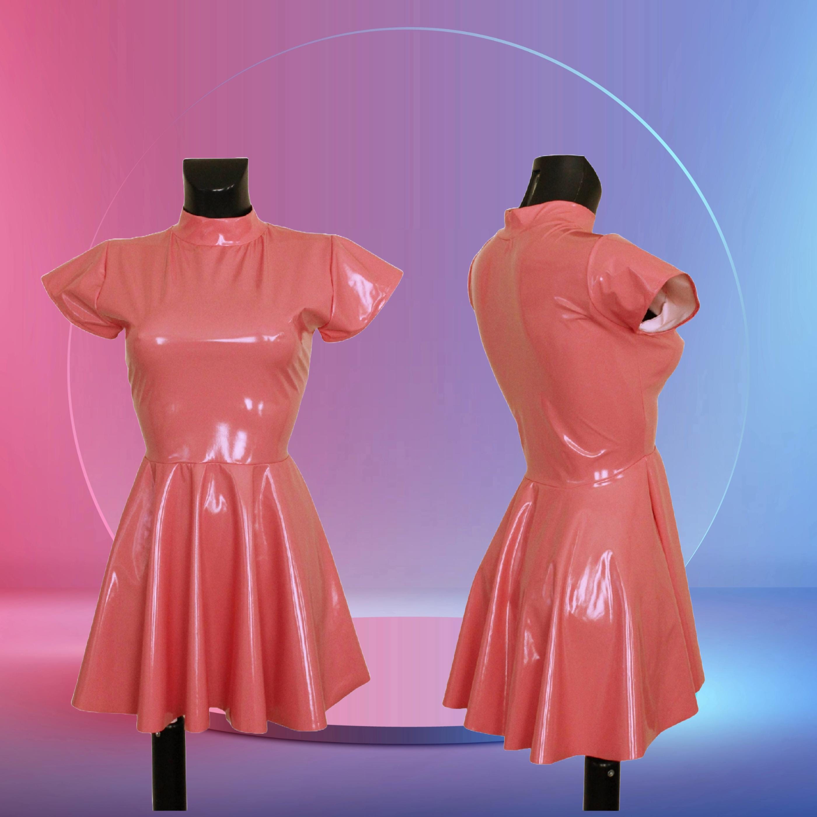 Pink Latex Barbie Dress - Etsy UK