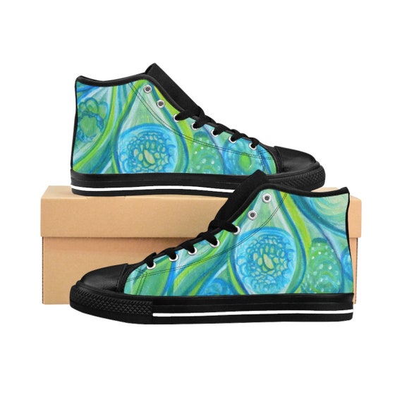funky high top sneakers