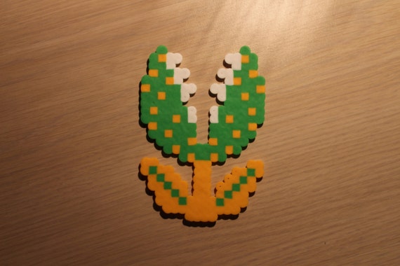 Piranha Plant Pixel Art Bead Sprite From Super Mario Bros Etsy etsy