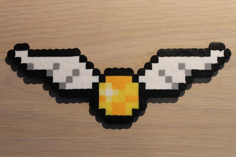 Golden Snitch Pixel Art Bead Sprite from the Harry Potter