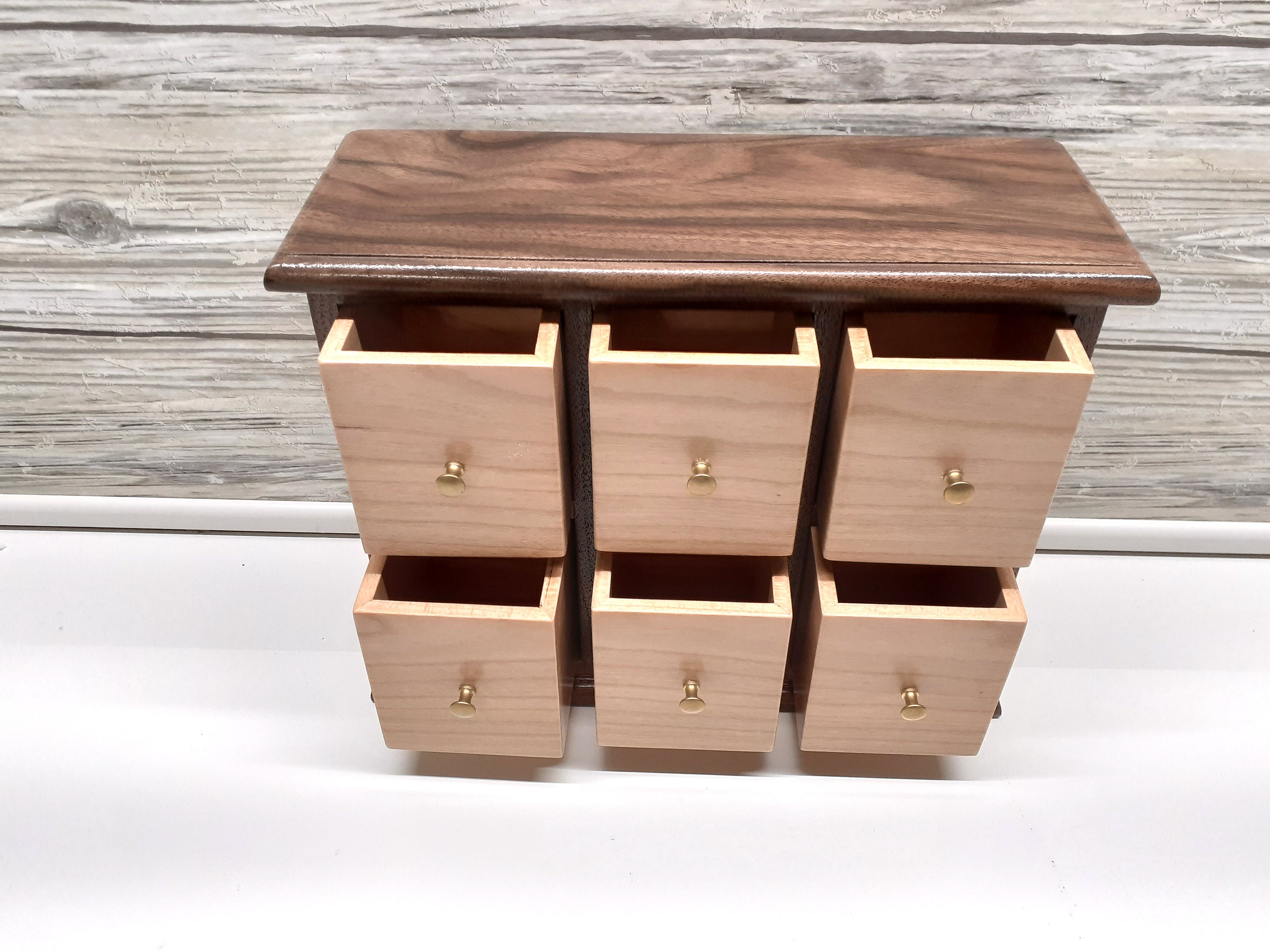 Vertical Wood Tea Box Storage for Tea Tea Organization Etsy