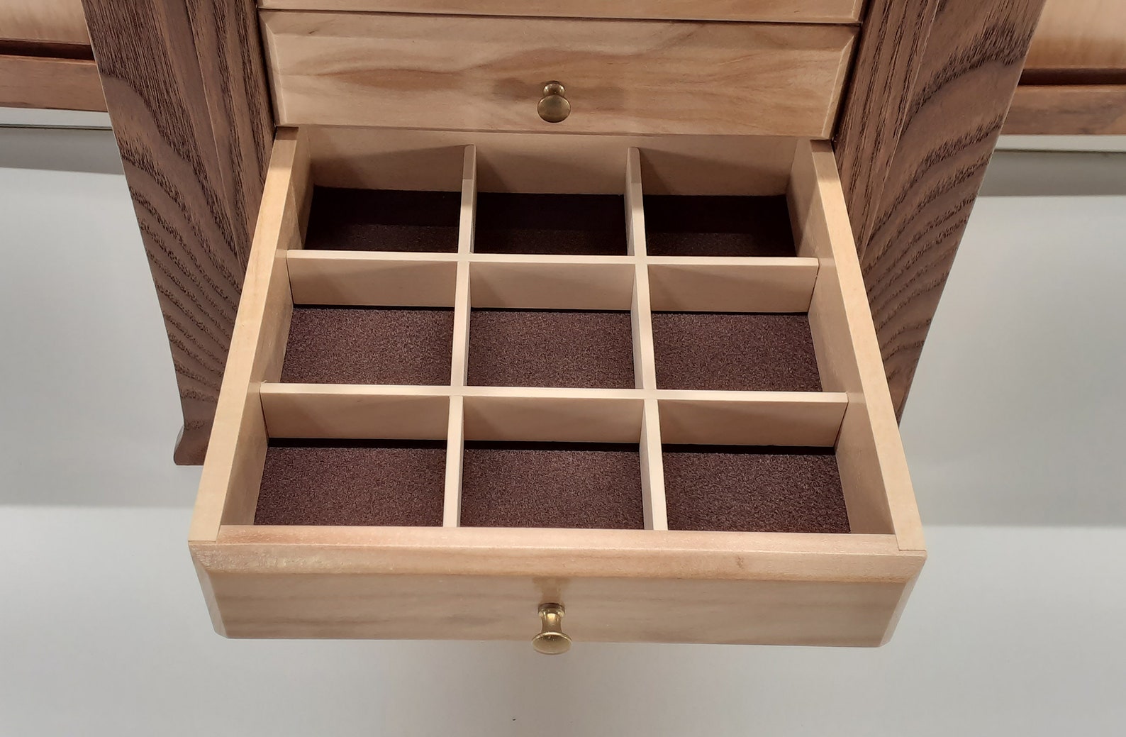 8Drawer Jewelry Box with Arched Legs Necklace holder with 8 Etsy