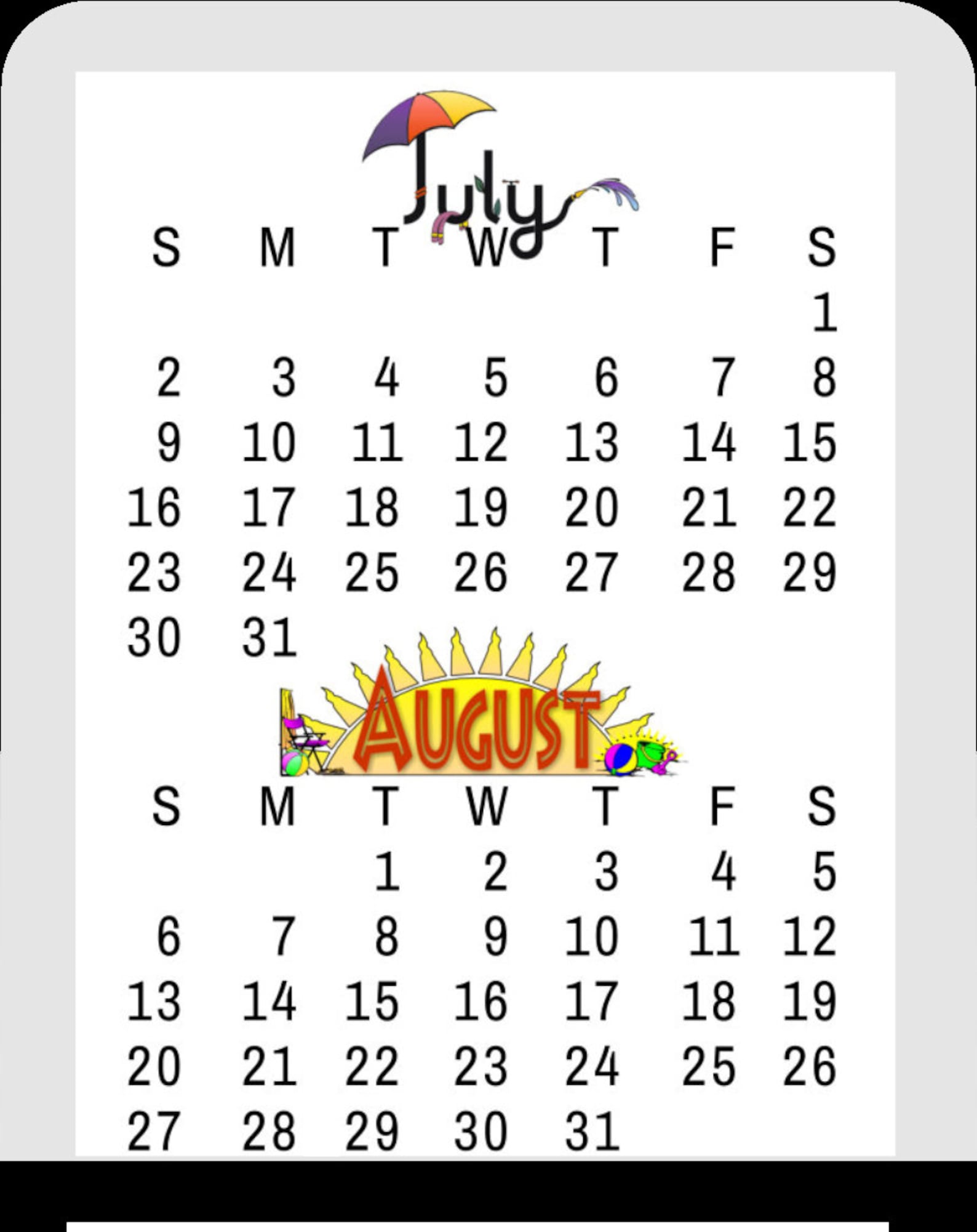 2023 Calendar Bookmark Laminated to Last All Year Without - Etsy